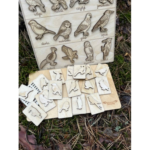 Drewniana układanka 